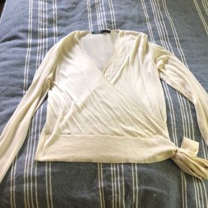 Cream Ralph Lauren Side Tie Camisole